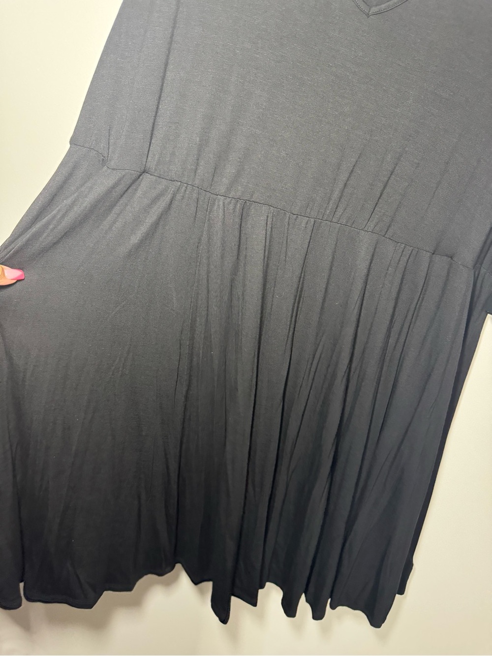 NWT Torrid Super Soft Black Skater Mini Dress Size 4 24/26 4X - Picture 5 of 7